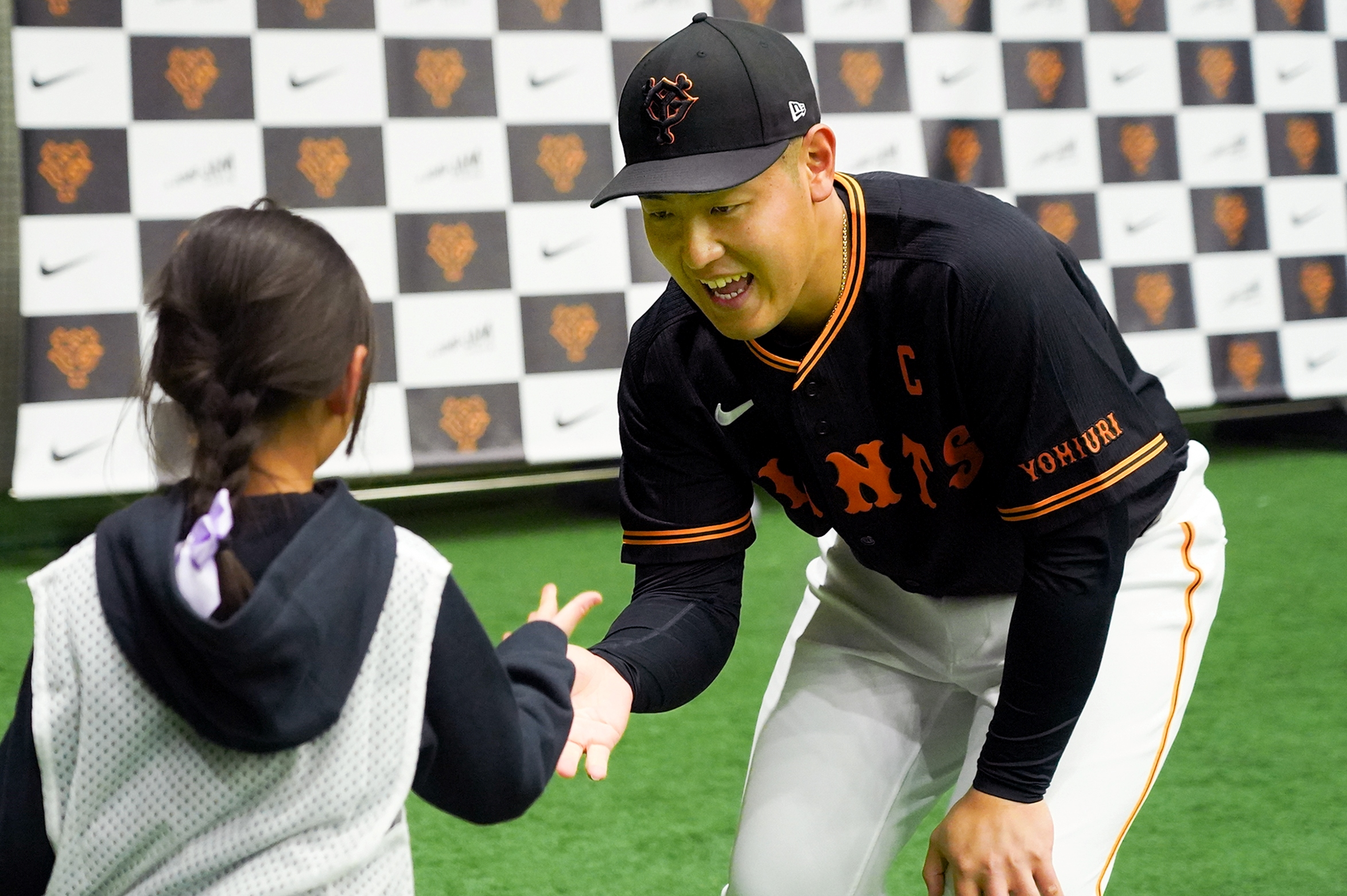 読売ジャイアンツの選手とともに小学生向けスペシャルイベントを初開催